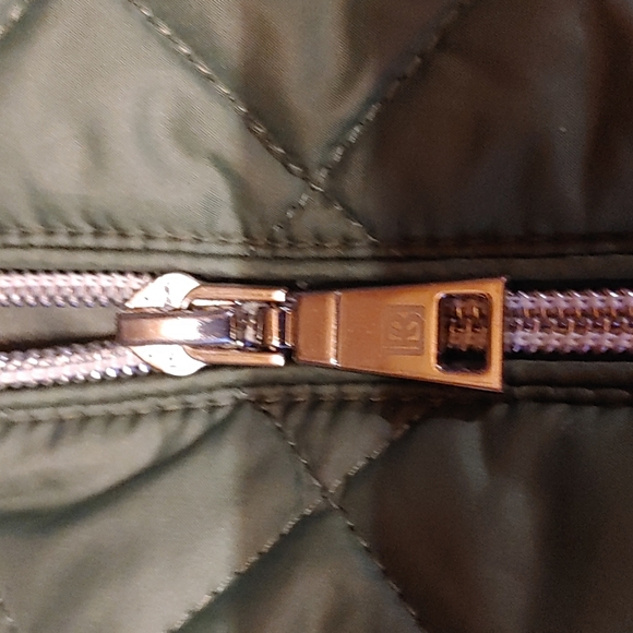 Laundry by Design" Green Midweight Quilted Jacket - Picture 8 of 12